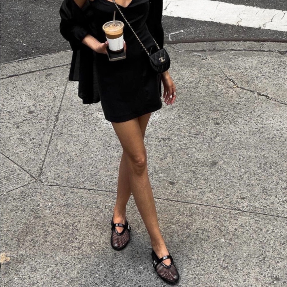 Black Mesh Women's Shoes size 37 NWOT